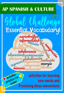 GLOBAL CHALLENGES UNIT 6 AP SPANISH LANG. & CULTURE | ESSENTIAL VOCABULARY | PRACTICE & GAMIFICATION